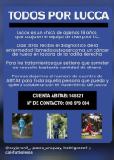 “Todos por Lucca”: piden colaboración para costear tratamiento de adolescente