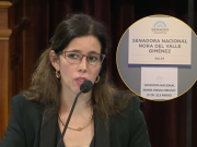 Una senadora libertaria intentó quedarse con un despacho