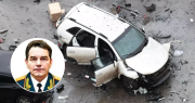 (VIDEO) Murió un general ruso tras la explosión de una bomba bajo su auto en Moscú