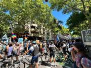 Fotos y video: caos en el Centro de Mendoza por la marcha antiminera