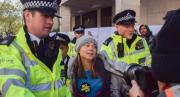 Arrestada Greta Thunberg en una protesta propalestina en Londres