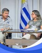 Autoridades del Municipio de San Antonio /Recibieron a representantes de la Intendencia de Salto