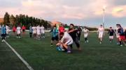 Batalla campal en la final de un torneo de Reserva en Comodoro