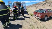 Fuerte choque complica el tránsito en la Ruta 237: fue entre un camión y tres autos