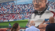 La emoción de Hernán Navascués al conocer el mural que le hicieron en el Gran Parque Central: “Nacional es un sentimiento que lo tendré hasta el último momento de mi vida”