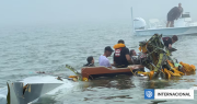 Suben a cinco los muertos tras caída de avión de la Marina de México en Texas