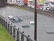 Diluvio antes de Navidad: en apenas 25 minutos llovió la mitad del promedio mensual en San Isidro