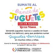 Campaña solidaria de Navidad y Reyes Magos: Banco de Juguetes recibe donaciones hasta el 3 de enero