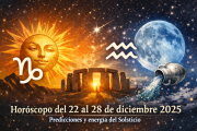 Horóscopo semanal del 22 al 28 de diciembre 2025: la energía del Solsticio y las predicciones signo por signo