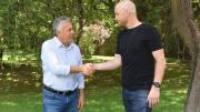 Alfredo Cornejo oficializó el acuerdo electoral con Esteban Allasino en Luján de Cuyo