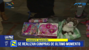 Centro de La Paz se llena de ambiente navideño y compras de último momento