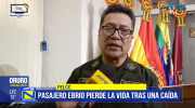 Hombre fallece tras caída en la Terminal de Buses de Oruro