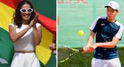 Carolina Poehlmann apuesta por el futuro del tenis boliviano con Matías Rivero