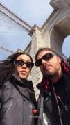Evelyn Botto y Fede Bal, romance consolidado en las calles de Nueva York