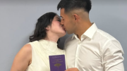 Ya es oficial mi vida: Alexander Aravena contrajo matrimonio con su pareja Jael De la Paz