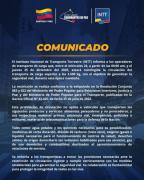 INTT anuncia horario de restricción para este 24 y 25 de diciembre: estos son los vehículos que no podran circular