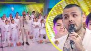 A 14 años de ganar Factor X: Sergio Jarlaz reaparece con coro de niños en Mucho Gusto