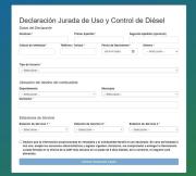 La ANH habilita la declaración jurada en línea para cargar diésel
