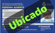 Fue ubicado el niño de 2 años que era buscado tras haber sido visto por última vez junto a su madre que también estaba ausente y fue ubicada
