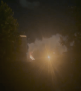 En medio del brindis de Navidad, un incendio forestal se desató al este de Bariloche