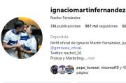 El nuevo perfil tripero de Nacho Fernández en su redes: el volante 100% metido en el Lobo