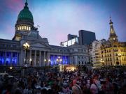 Ninguna familia sin Navidad: militantes de Juan Grabois organizaron una cena para más de 4000 personas en situación de calle frente al Congreso