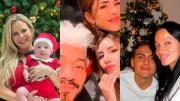 Los famosos celebraron Nochebuena y Navidad en familia: las fotos y los detalles