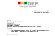 El TSE hace dos observaciones a Morena, que dejaría a Evo sin partido para las subnacionales