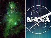 Un árbol de Navidad aparece en el espacio en una imagen científica difundida por la NASA