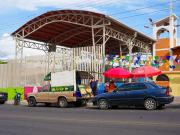 Estrenan casa barrial y cubierta de cancha 