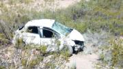 Un auto con 5 ocupantes cayó 20 metros pero no hubo heridos de gravedad