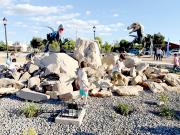 Parque jurásico en comuna de Maule cautiva a grandes y pequeños