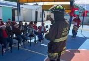 Bomberos capacitaron sobre prevención en escuelas