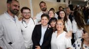 Kicillof recorrió las obras de ampliación en el Hospital “Mariano y Luciano de la Vega”