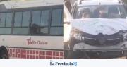 Violento choque entre un auto y un colectivo de la RedTulum