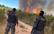 VIDEO.- Controlaron el incendio de la cantera en La Plata: vecinos ayudaron con baldes