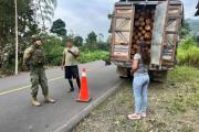 Así fue el operativo que frenó el transporte ilegal de madera en Los Ríos