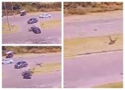 Así fue el impactante momento en que un motociclista murió en la rambla de Punta del Este