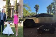 Navidad millonaria: Burlando le regaló a Barby Franco un Cybertruck de US$ 300 mil