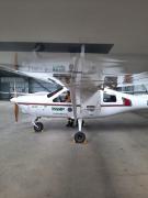 El incendio en el cerro Runge en Bariloche permitió probar el primer avión observador del país