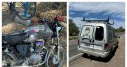 Choque en Ruta 279: una moto impactó contra una furgoneta y un joven terminó grave