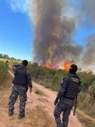 Un incendio en una cantera generó temor y volvió a encender reclamos