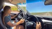 Polémica y sanción por el video de la hija del Polaco al volante