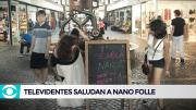 “Eran dos”: se jubila Nano Folle y el público le envió su mensaje, con cariño y reconocimiento