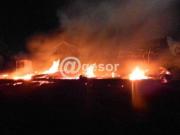 Investigan origen de incendio presuntamente intencional tras amenazas por discusiones previas