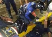 Atropellado ciudadano en avenida Universidad y el conductor se fugó