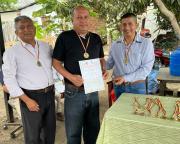 Excombatientes del Cenepa reviven la gesta de 1995 y reciben reconocimientos en Jipijapa