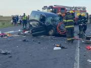 Tragedia en la ruta 3: un matrimonio murió en un choque frontal entre dos camionetas
