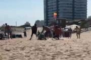 Otra pelea en playa de Punta del Este; se habría dado por la colocación de las reposeras