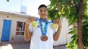 La historia de Mateo Sepúlveda, el neuquino que convirtió la superación en medallas